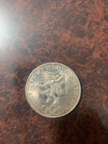 Moneda 25 Pesos Olimpiada 1968 Mexico Plata