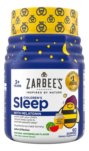 Zarbee´s Children´s Niños Sleep Con Melatonina 60 Gomitas