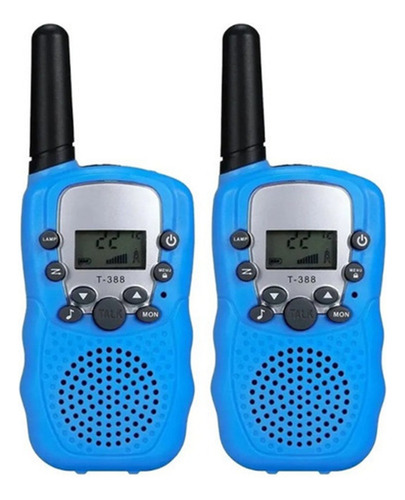 A Set 2 Radio Walkie Talkie For Niños Con Banda De 8 Km
