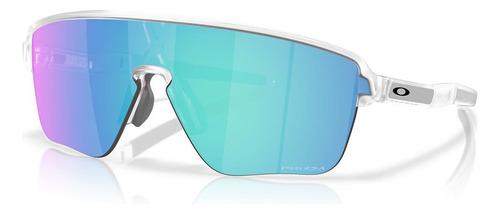 Gafas de sol Oakley Corridor Sq Matte Clear Prizm Sapphire, color blanco