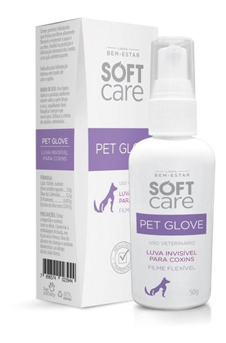 Loção Hidratante Pet Society Soft Care Pet Glove