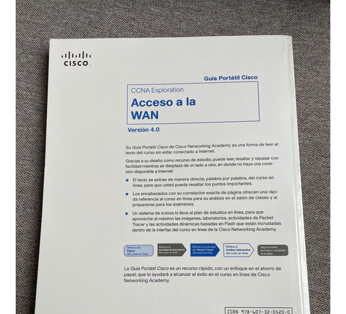 Guía Portátil Cisco. Ccna Exploration. Acceso A La Wan, V4.0 (Usado)
