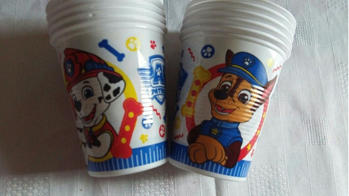 Vasos Paw Patrol Patrulla Canina X 10 Unidades Cotillon