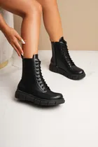 Comprar Borcego Veggie De Mujer Acordonado Bajos Comodos Renzo Full