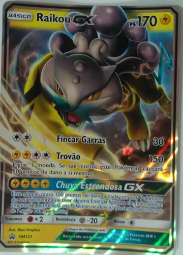 Card Pokemon Raikou Gx