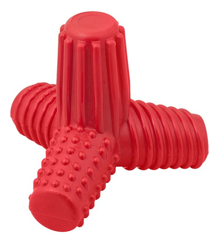 Brinquedo Pet Mordedor Nylon Raças Pequenas Pet Games 4dogs Cor Vermelho