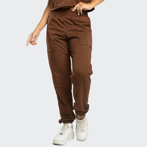 Calça Jogging Moletinho Moda Blogueira Inverno Feminina