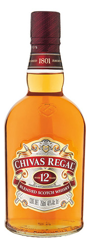 Whisky 12 Chivas Regal 750ml