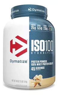 Proteina Dymatize Iso 100 3 Libras Gourmet Vainilla