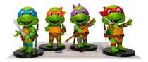 Comprar Figuras Tortugas Ninja Set X 8 Mini Pvc Base Armas Ninja