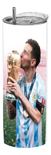 Termo Skinny Café 20 Oz - Lionel Messi Argentina #132