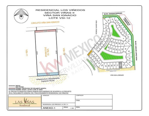 San Ignacio Lote 12 - Terreno En Venta En Etapa 2 De Las Viñas Residencial, Los Viñedos; Terren...