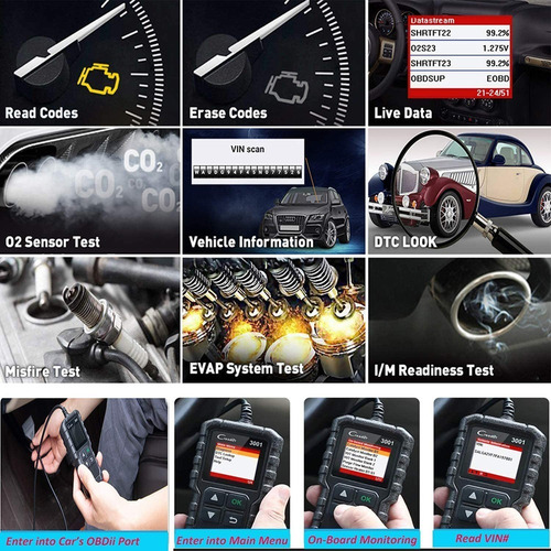 Imagen 4 de 8 de X431 Cr3001 Escaner Profesional Obd2 Diagnóstico Automotriz