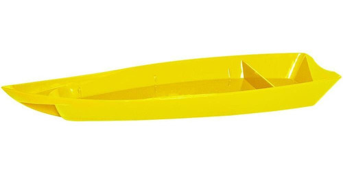 Barca Sushi 3,5l Amarela Em Polipropileno Linha Tropical Vem