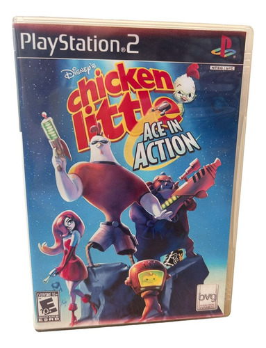 Chicken Little Ace In Action Play 2 Com Capa E Pôster Ps2