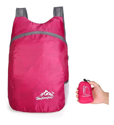 Maleta Mochila Bolsa Plegable Expandible Impermeable 20l