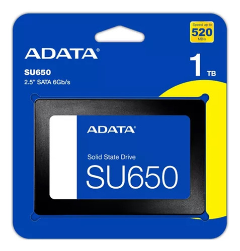 Disco Sólido Ssd Interno Adata Asu650ss-1tt-r 1tb