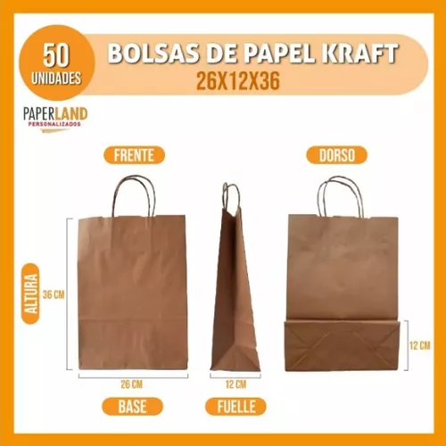 Bolsas de Envío Postal - Bolsa Kraft con Fuelle