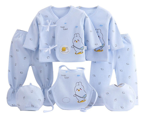 Set De Ropa Recién Nacido 0-3 Meses 7 Piezas Set Bienvenida