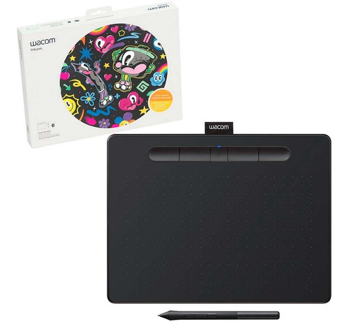 Tableta digitalizadora Wacom Intuos CTL6100WLE0 CTL-6100WLE0 con Bluetooth negra