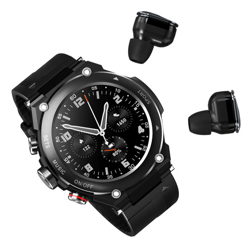 Smartwatch Con Audífonos Inalámbricos 2 En 1