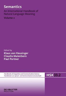 Libro Semantics. Volume 2 - Klaus Von Heusinger