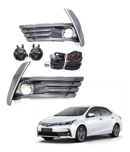 Kit Neblineros Led Toyota New Corolla 2018 2019 Envio Gratis