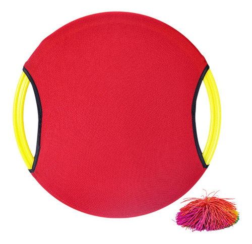 Trampoline Paddle Ball Set Kids Play Parent Paddle Rojo