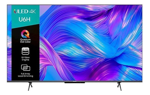 Smart Tv Hisense 75'' Uled 4k Quantum Dot Google Tv 75u6h