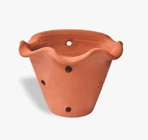 Comprar Vasos Barro Cerâmica Parede Orquídea Flores  Jardim C\u002F Furos