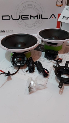 Set Medios 2 Vías 6.5 Esb Duemila 2.6k2 Hertz Morel Jl Audio