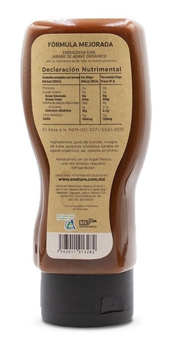 Imagen 2 de 2 de Catsup Natural Enature 560 G