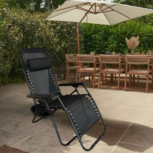 Set 2 Camastro Silla Plegable Gravdad 0 Jardin Alberca Playa