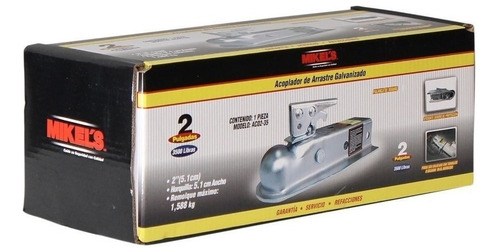 Acoplador De Arrastre 2 X 2 3500 Lbs Mikels