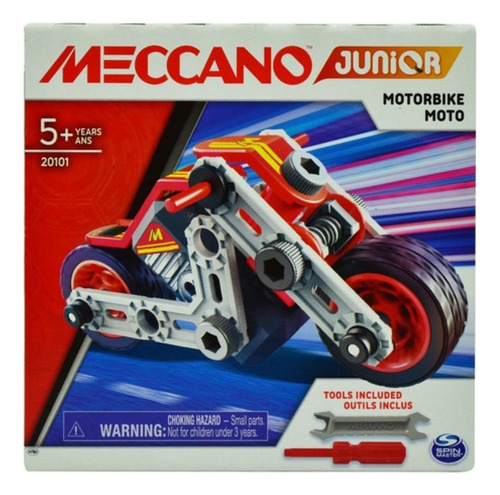 Meccano Junior Motorbike  20101 Spin Master