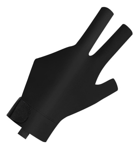 Tai 3 Dedos Glove Glove Glove Glove Pool Cue Left Black S