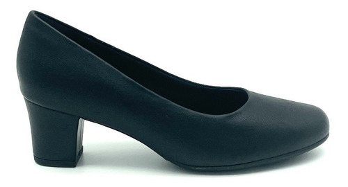 Zapato Mujer Clásico Uniforme Suela De Goma Cómodo Taco