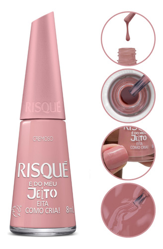 Esmalte Cremoso Nude Eita Como Cria Meu Jeito Risque