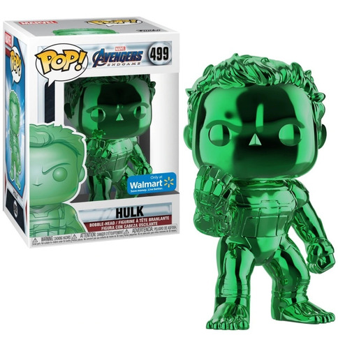 Funko Pop Marvel Avengers Hulk Green Chrome