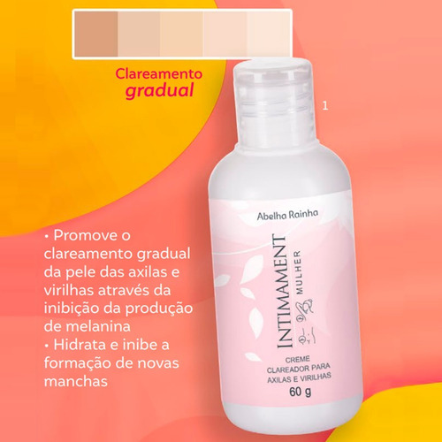 Creme Clareador Facial + Creme Clareador Axilas Virilha
