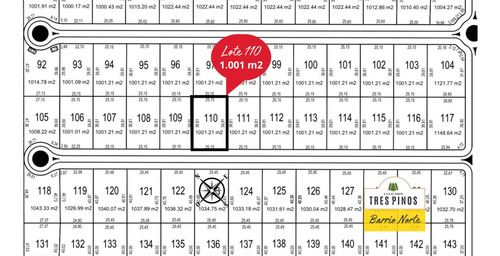 Lote Central 1001 M2 Bº Norte Tres Pinos Rodriguez