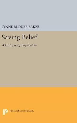 Libro Saving Belief - Lynne Rudder Baker