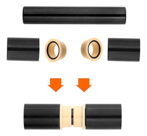 Dh Bike Rear Shock Du Bushing Kit, Easy Install 6,8 Cm