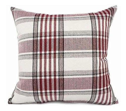 Retro Farmhouse  Alo Tartan Checker Stripe Plaid Algodã...