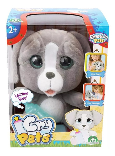 Cry Pets Perrito Peluche Que Llora Con Mamadera 