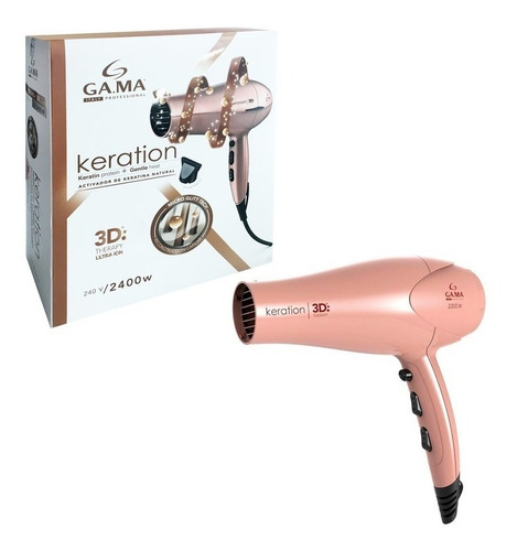 Imagen 7 de 10 de Secador De Pelo Gama Potenza Keration 3d 2400w Anti Frizz