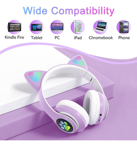 Auriculares Inalámbricos Con Micrófono, Bluetooth Para Todas