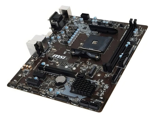 Placa base Msi A320m Pro-m2 Ddr4 Socket Am4 Chipset A320 Amd color negro