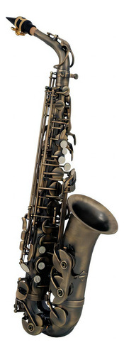 Roy Benson As-202a Saxofon Alto Eb Laqueado Antiguo Agudo F