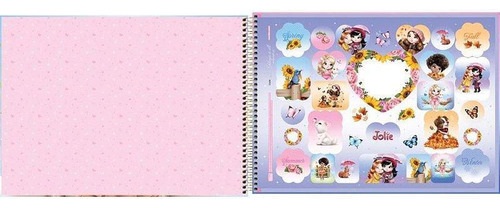 Caderno Desenho Univ Capa Dura Jolie 80fls